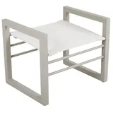 Brafab Gartenhocker Vevi Aluminium Braun Khaki