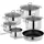 Kopf Merkur Topf-Set 6-tlg. 4 x Fleischtopf + Stielkasserolle + Bratpfanne