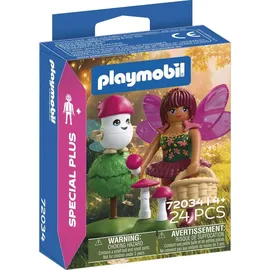 Playmobil Fairies Waldfee mit süßem Helfer 72034