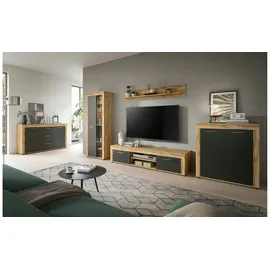 Möbel Kraft Wohnwand ¦ holzfarben ¦ Maße (cm): B: 235 H: 159 T: 35.0