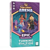 USAopoly The OP Disney Sorcerer’s Arena: Epic Alliances Turning The Tide Expansion - Featuring Davy Jones, Moana, and Stitch - Ages 13+ - for 2-4 Players - English