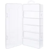 InLine InLine® Kleinteilebox, 6 Fächer, Abmessungen: 206x107x33mm, transparent