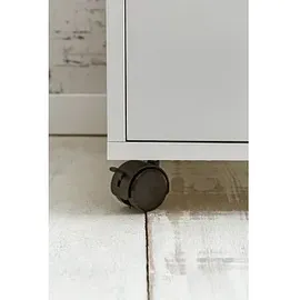 Wohnling WL5.928 Rollcontainer 33 x 38 x 60 cm weiß