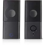 Nedis Gaming-Lautsprecher - USB - 2.0-6W - 3,5-mm-Klinke - PC - Notebook - 1.20 m - ABS - Schwarz/Silber