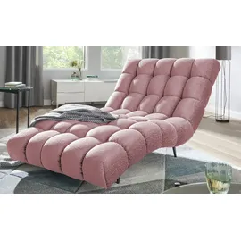 Switch Relaxliege Delphi Velours 120 x 84 x 168 cm Rosa/Pink