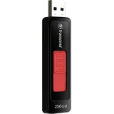 Transcend TS256GJF760 USB-Stick Retail 256GB Schwarz/Rot TS256GJF760 USB 3.2 Gen 1 (USB 3.0)