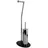 Möve Stand Toilettenpapierhalter mit bruchsicherem Glas, verchromt 28 x 20 x 71,5 cm, silver