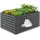 Tectake Hochbeet Pflanzbeet 120 x 100 x 62 cm Grau