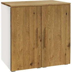Hasena Accessoires Portina Kommode Massivholz 90x50x86 cm - teilmontiert - Weiß/Braun
