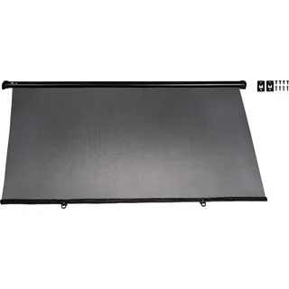 Alca alca® Auto-Sonnenrollo 98 x 55cm 90 cm zum Anschrauben für Autofenster UV Schutz Sonnenblende Einhand-Einrollfunktion Sonnenschutz Auto Lkw Babys...