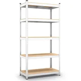 Panorama24 Lagerregal verzinkt belastbar bis 875kg - Maße: 200 x 120 x 50 cm, Regal Kellerregal Steckregal Werkstattregal Schwerlastregal