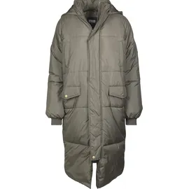 URBAN CLASSICS Oversize Mantel Dark Green / Beige L