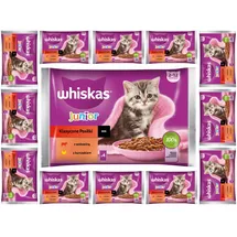 Whiskas Junior Nassfutter Klassische Auswahl mit Rind und Huhn 52 x 85 g