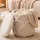 FineBuy Sitzhocker mit Stauraum Stoff 40 x 45 x 40 cm Beige