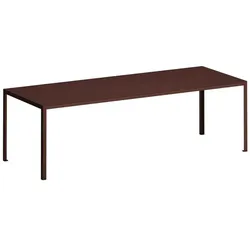 Zeus Tavolo Outdoor Gartentisch, 240 x 90  cm, rust