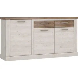 Forte Duro 172,2 x 90,3 x 41,3 cm Weiß / Antikeiche
