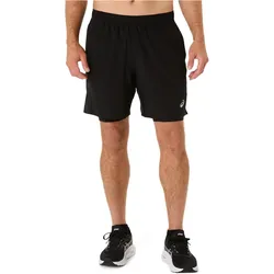 ASICS Core 2in1 7" Shorts Herren 001 - performance black/performance black S
