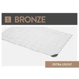 SPESSARTTRAUM Daunendecke Bronze extra leicht, Daunen, 10% Federn 135x200 cm