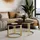 lookway LORI Gold/Schwarz Metall 70 x 49 x 70 cm