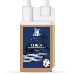 DERBY Leinöl 1 Liter – für Haut, Fell & Energieversorgung beim Pferd