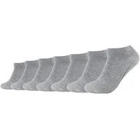 CAMANO ca-soft Sneakersocken 7er Pack grau 35-38