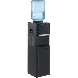 vente-unique Wasserspender - Warmes/kaltes Wasser - 12 /18 L - Schwarz - FORTEX