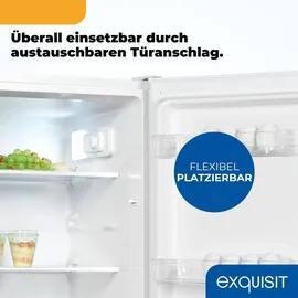 Exquisit KS5320-V-H-040E Kühlschrank (242 l, 1426 mm hoch, Weiß)