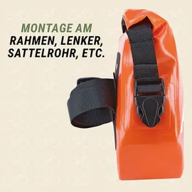 Prophete Erste Hilfe-Satteltasche rot/schwarz