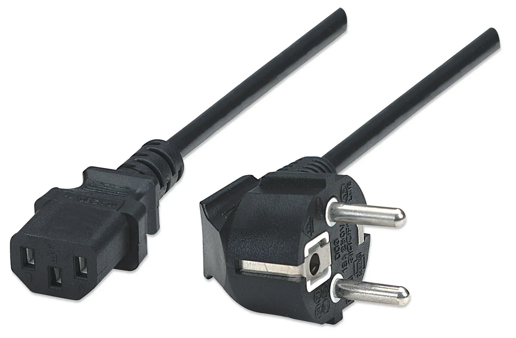 Manhattan Power Cord/Cable, Euro 2-pin plug (CEE 7/4)