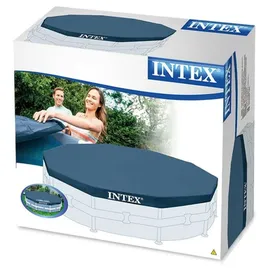 Intex Abdeckplane für Frame Pool 366 cm blau 28031