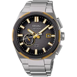 Seiko SSJ026J1 Astron GPS Solar Herrenuhr Titan Zweifarbig