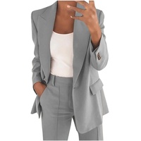 Awrvia blitzangebote des Tages Heute Damen Hosenanzug Elegant Anzug Set Revers Büro Blazer und Hose 2-teilig 2PC Lässige Zweiteiler Hohe Taille Hosenanzug Slimfit Festlich Abendanzug Chiffon - M