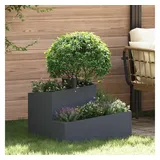 vidaXL Gartenblumentopf 60 x 60 x 50 cm Anthrazit