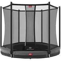 Berg Toys Trampolin Favorit InGround 330 cm inkl. Sicherheitsnetz Grau