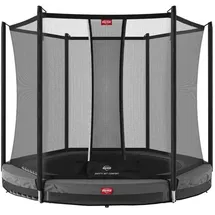 Berg Toys Trampolin Favorit InGround 330 cm inkl. Sicherheitsnetz Grau