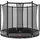 Berg Toys Trampolin Favorit InGround 330 cm inkl. Sicherheitsnetz Grau