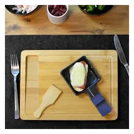 Dune Design DuneDesign 2er Set Holz - 30x22cm Pfännchen Untersetzer mit Spachtel