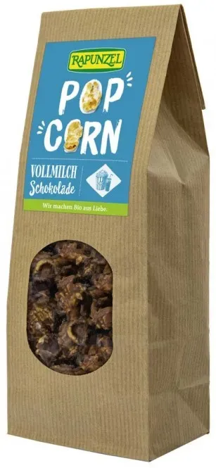 Rapunzel Popcorn mit Vollmilchschokolade bio