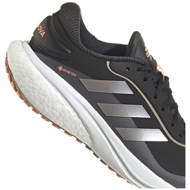 adidas Supernova GTX Herren core black/silver metallic/beam orange 46 2/3