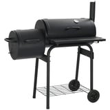 vidaXL Klassischer Holzkohlegrill BBQ Smoker 45366