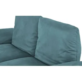 KOINOR Sofa Leder 3-Sitzer Türkis/Petrol