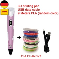 USB 3D-Druck Stift DIY Zeichnung 9M Pla Filament Drei Dimensionale Graffiti Spie