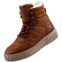 Mustang Damen High Top Sneaker gefüttert Braun EU 40