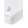 Meyco Baby Molton Spannbettlaken für Kinderbett (Spannbetttuch aus 100% Baumwolle mit PU-Unterschicht, wasserdicht & feuchtigkeitsabsorbierend, atmungsaktiv & bequem, Größe: 60 x 120 cm), White