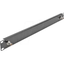 DeLock 19'' Panel mit 2 x BNC Buchse 1 HE schwarz