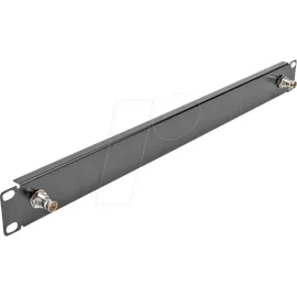 DeLock 19'' Panel mit 2 x BNC Buchse 1 HE schwarz