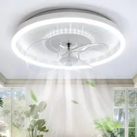 AOEH Deckenventilatoren Mit Beleuchtung LED Dimmbar Deckenlampe Mit Ventilator