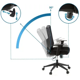 HJH Office Lavita schwarz / schwarz