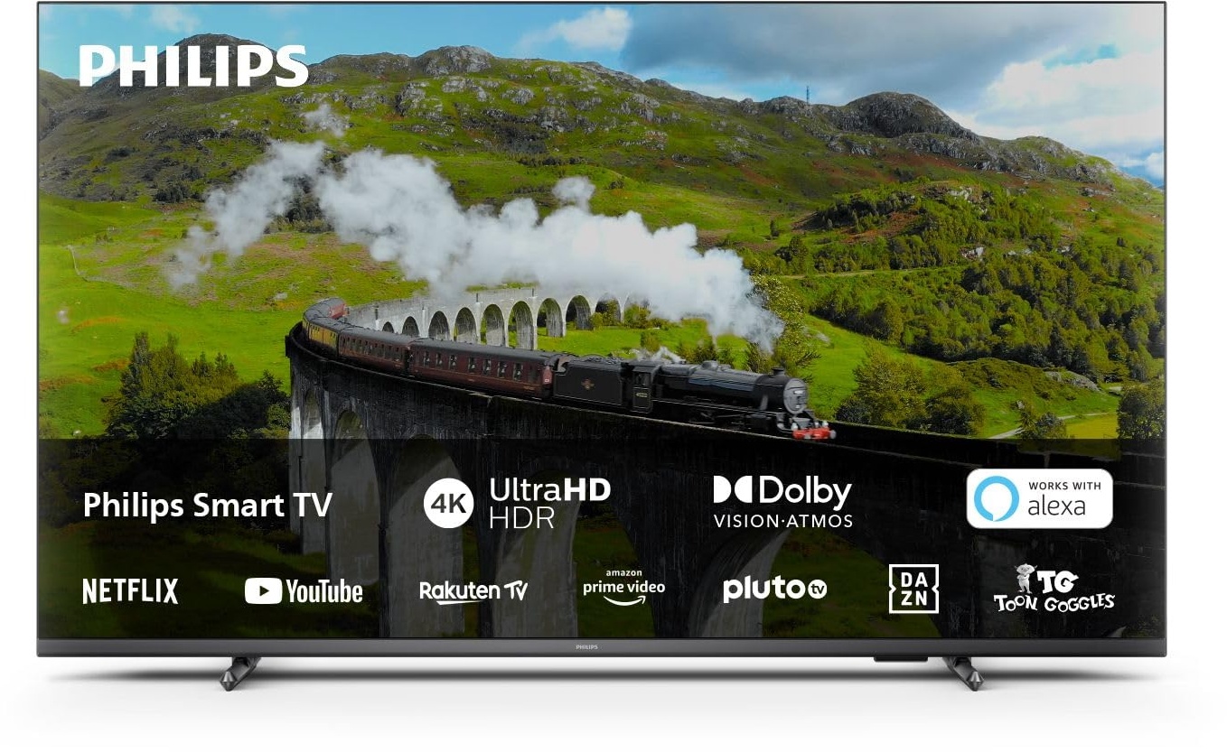 Philips Smart TV | 43PUS7608/12 | 108 cm (43 Zoll) 4K UHD LED Fernseher | 60 Hz | HDR | Dolby Vision