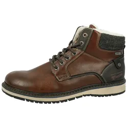 Winterboots, mit TEX-Membran, Gr. 43, cognac-kombiniert, , 11808744-43